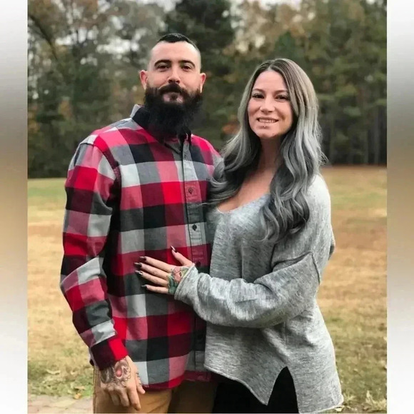 Label of Graded Goods L.O.G.G. Long Sleeve Gray Wool V Neck Sweater M - Picture 1 of 7